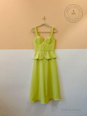 Vestido Babado Skazi Verde | Tam: P
