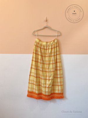 Saia Xadrez Allmost Vintage | Tam: 38