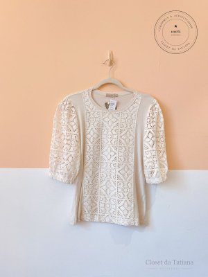 Blusa Renda Mille Bises | Tam: P