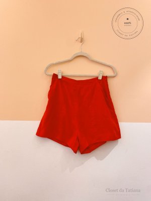 Short Pura Vermelho | Tam: P