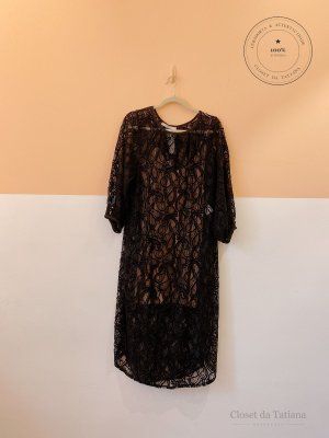 Vestido Renda Ateen Preto | Tam: 40