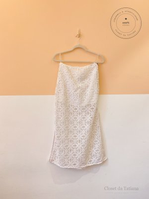 Saia Midi Renda Boah | Tam: M