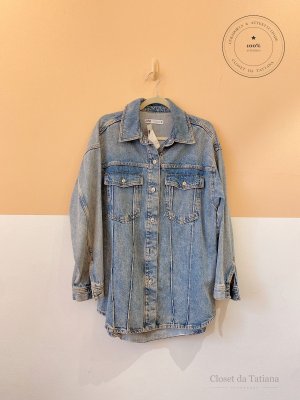 Vestido Jeans Botões Zara | Tam: P