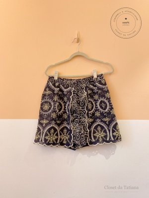 Short Saia Bordados Le Lis Blanc | Tam: 38