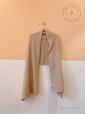 Lenço Tricot Zara - Bege