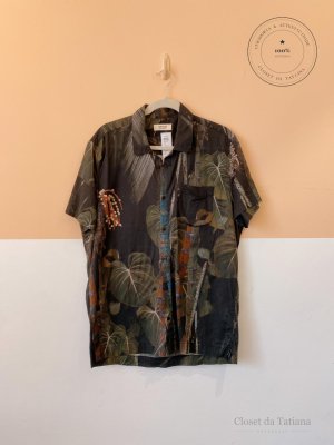 Camisa Estampa Folhas Osklen | Tam: P