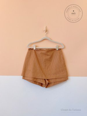 Short Saia Listras Renner + Aluf Bege | Tam: 40