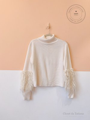 Tricot Gola Plumas Eva | Tam: P