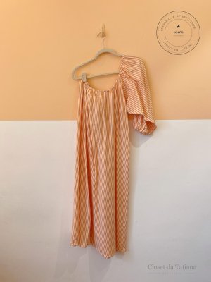 Vestido Ombro Só Listrado Dye Me | Tam: G
