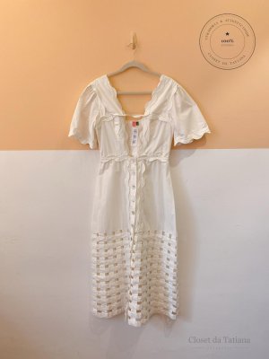 Vestido Barra Detalhes Farm | Tam: P