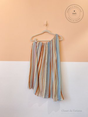 Túnica Listras Cores Fios Brilhos Dress To | Tam: PP