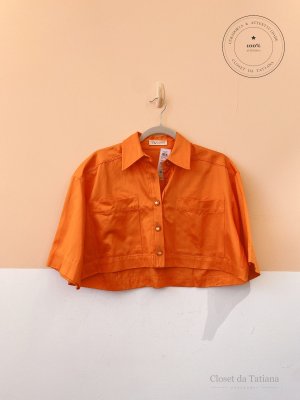 Blusa Curta Nv Laranja | Tam: PP