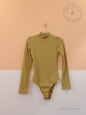 Body Canelado Camys Verde | Tam: PP