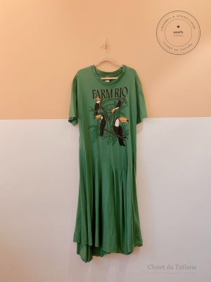 Vestido Malha Farm Verde | Tam: GG