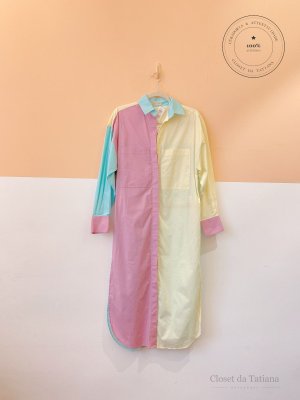 Chemise Alongada Cores Nv | Tam: PP