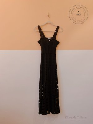 Vestido Tricot Bolas Preto | Tam: G
