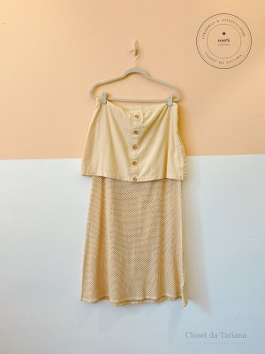 Saia Crochet Renner Bege | Tam: G