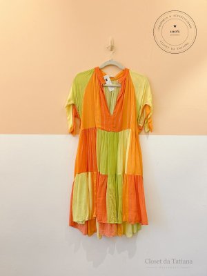Vestido Curto Cores Fios Dress To | Tam: PP