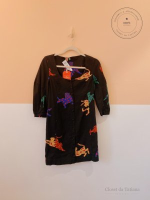 Vestido Curto Onças Farm | Tam: PP