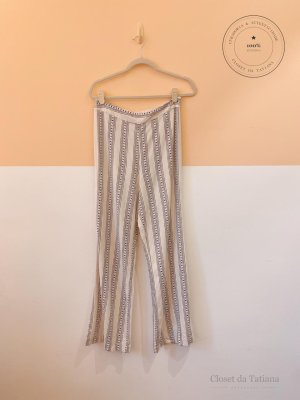 Calça Estampa Listras Peepou Azul | Tam: M