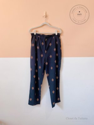 Calça Estampa Maria Filó Azul | Tam: M