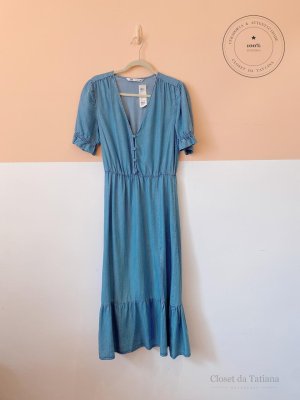 Vestido Midi Jeans Zara | Tam: P