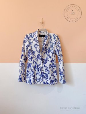 Blazer Estampa Zara Azul | Tam: P