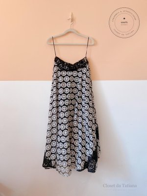 Saia Chifon Bordados Skazi | Tam: P