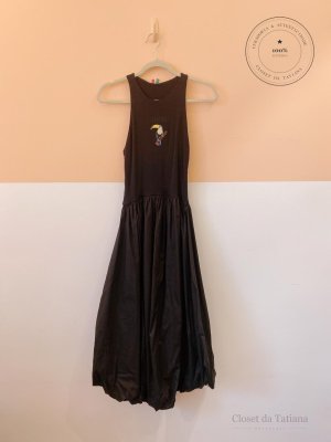 Vestido Midi Saia Farm Preto | Tam: P