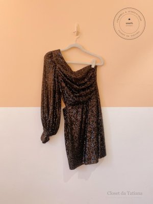 Vestido Curto Paetês Dress To Preto | Tam: P