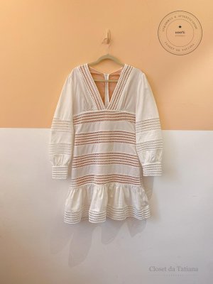 Vestido Curto Rendas | Tam: M