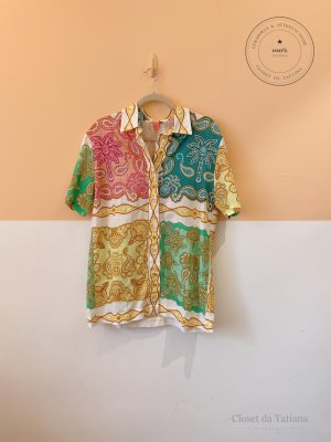 Camisa Estampada Farm | Tam: P