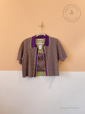 Camisa Lurex Nv Roxa | Tam: M
