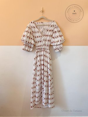 Vestido Moedas Recorte Maria Filó | Tam: G