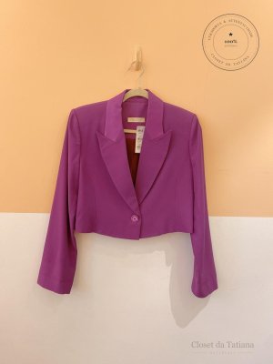 Blazer Curto Nv Roxo | Tam: P