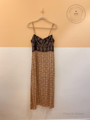 Vestido Estampado Busto Maria Filó | Tam: G