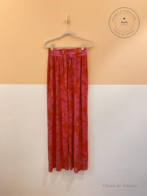 Calça Estampa E Maria Emilia Rosa | Tam: P