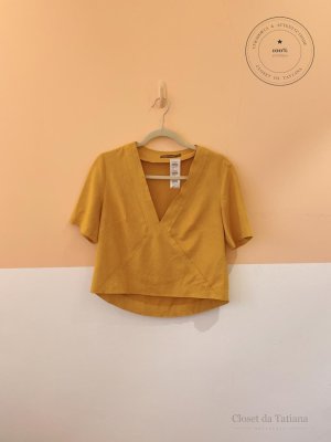 Blusas Mostarda Suede Bo.Bô | Tam: P
