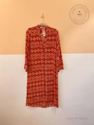 Vestido Estampa Ateen Rosa | Tam: 38