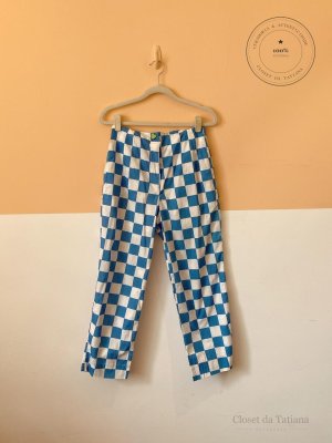 Calça Quadriculada Dress To | Tam: PP