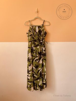 Vestido Estampado Cantão Verde | Tam: P