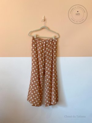 Calça Bolas Mixed Bege | Tam: 34