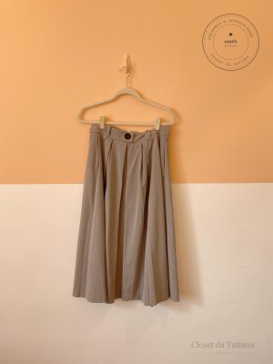 Saia Midi Zara Cinza | Tam: M