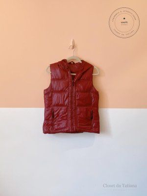 Colete Puffer Track And Field Vinho | Tam: P