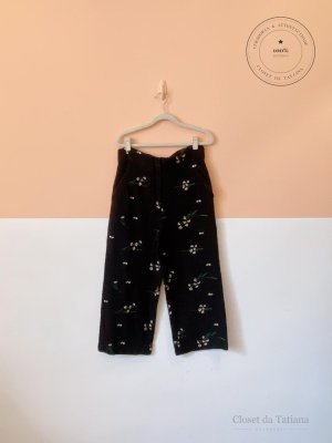 Calça Tweed Flores Zara Preta | Tam: M
