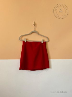 Saia Curta Zara Vermelha | Tam: P