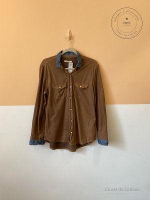Camisa Suede Maria Filó Marrom | Tam: M