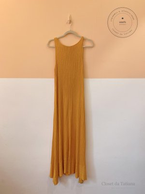 Vestido Tricot Mostarda Zara | Tam: P