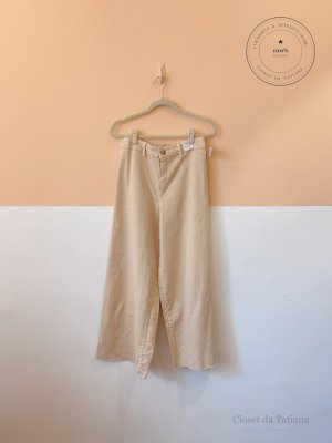 Calça Cropped Renner Bege | Tam: 40