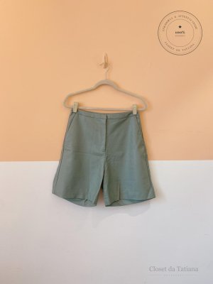 Bermuda Couro Fake Gule Azul | Tam: 38